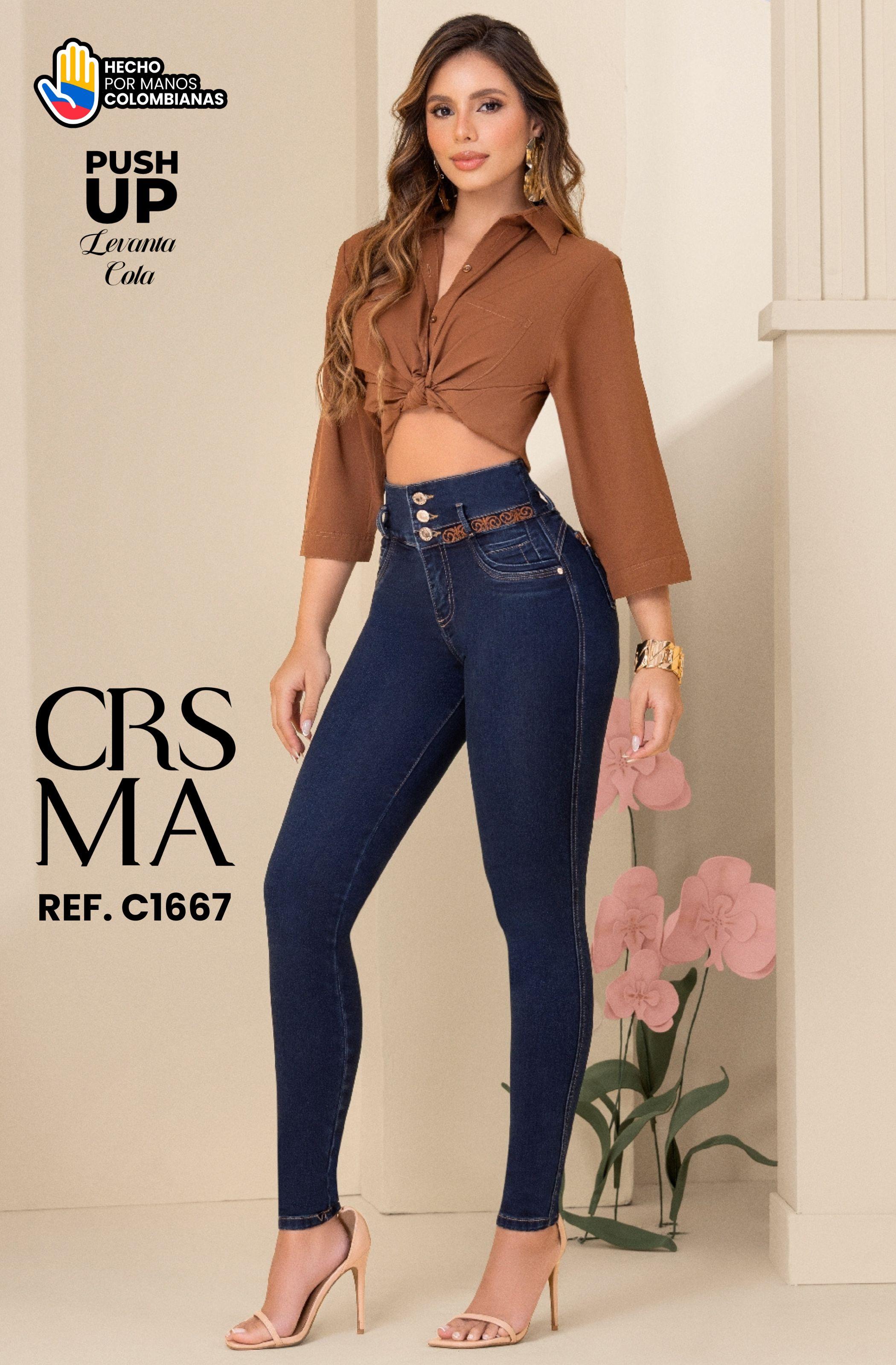 Jean Colombiano con Bolsillos Push Up