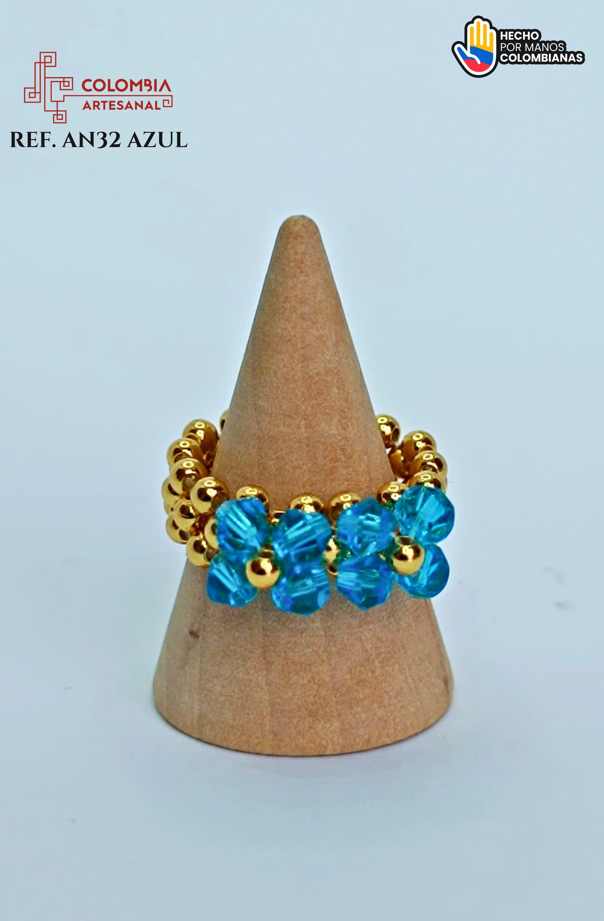 Anillo artesanal Colombiano