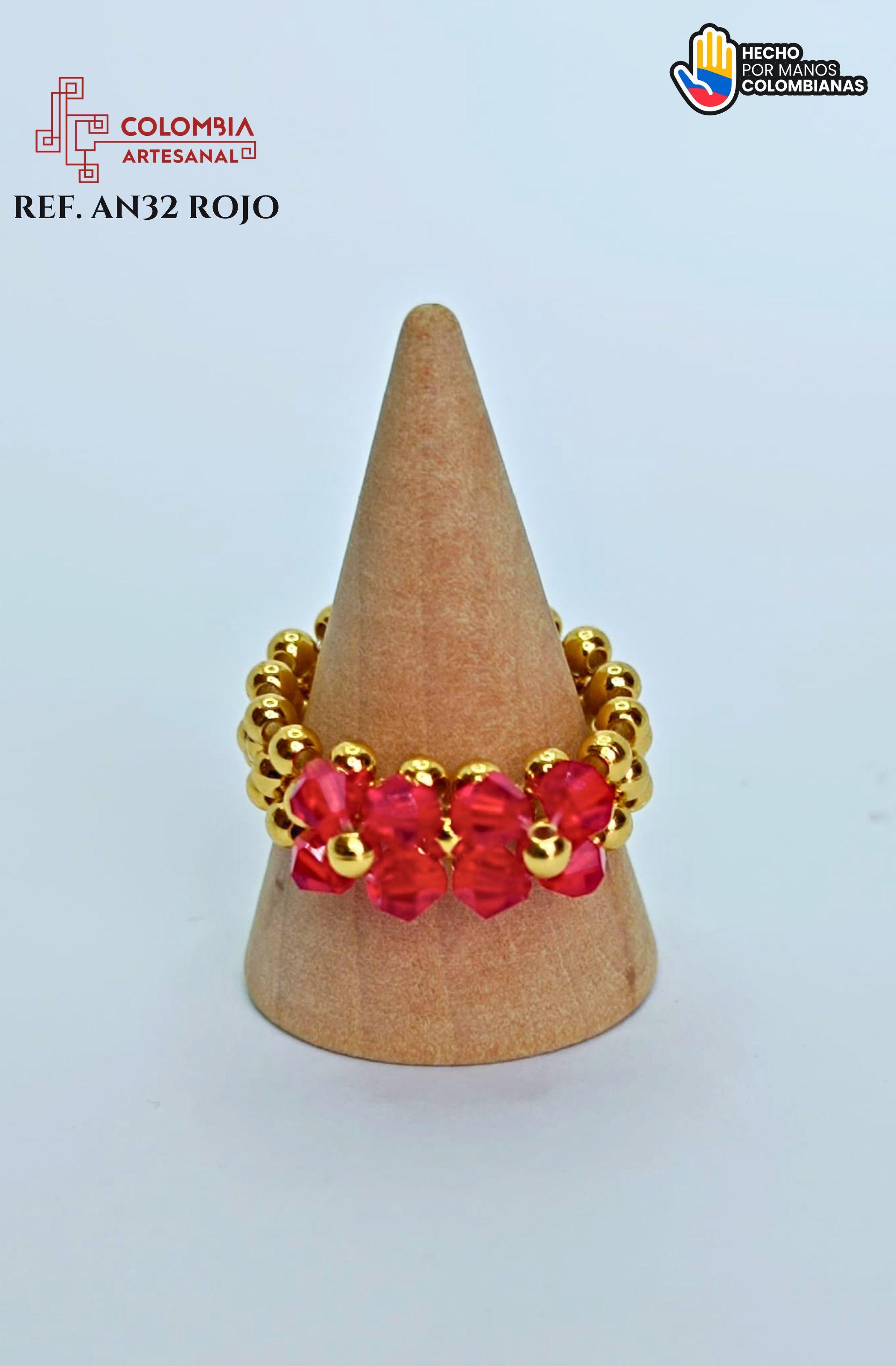 Anillo artesanal Colombiano