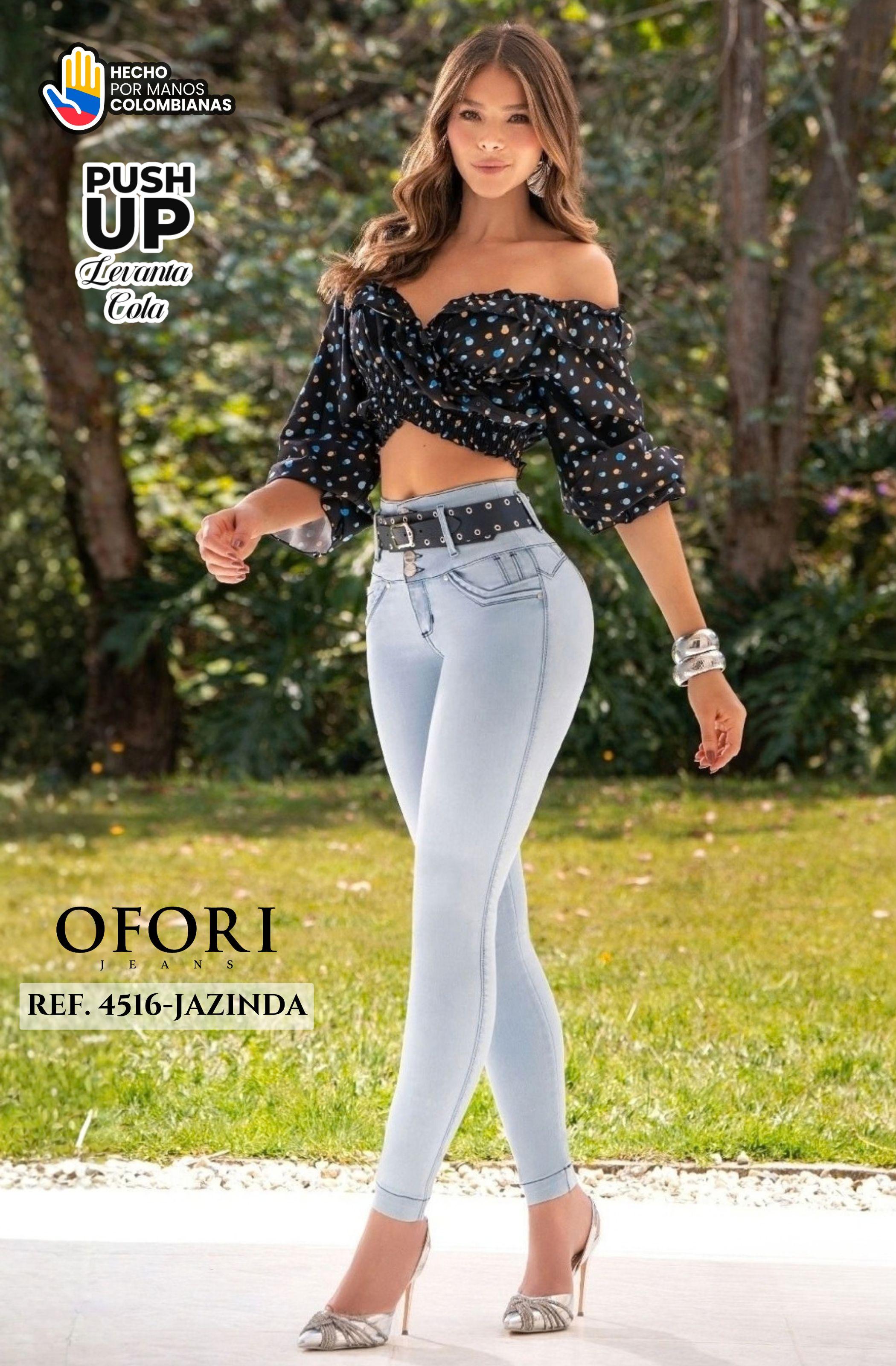 Jean sin Bolsillos Push Up